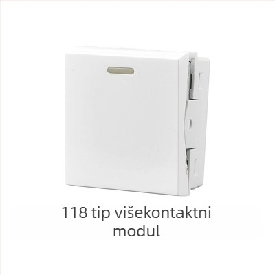 118-tip modulni zidni skriveni prekidački panel s 1–4 utičnicama za kućnu upotrebu
