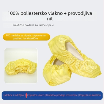Antistatične navlake za obuću, prašini otporne i višekratne, za radnu obuću, prugaste