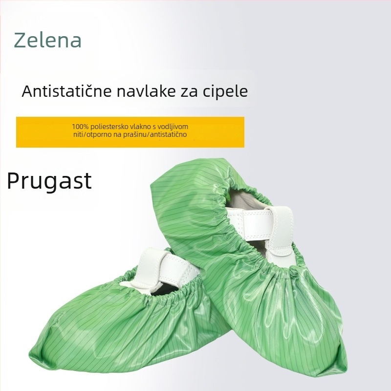 Antistatične navlake za obuću, prašini otporne i višekratne, za radnu obuću, prugaste