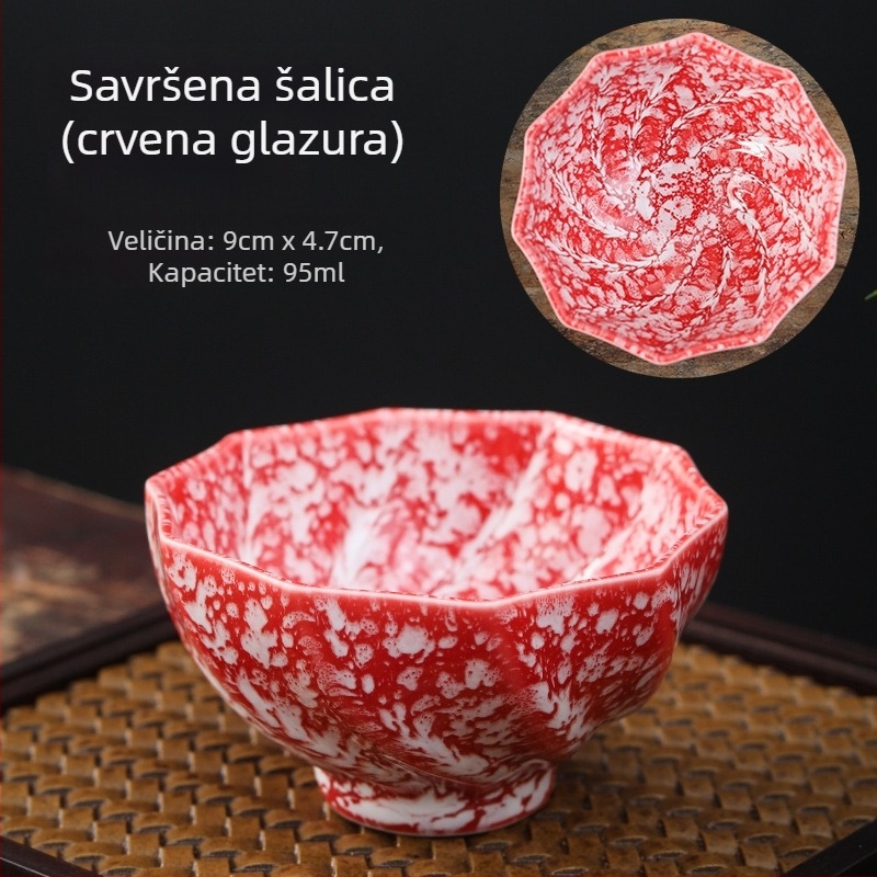 Jianzhan čajna šalica s Tianmu glazurom, porcelanska šalica s pet elemenata