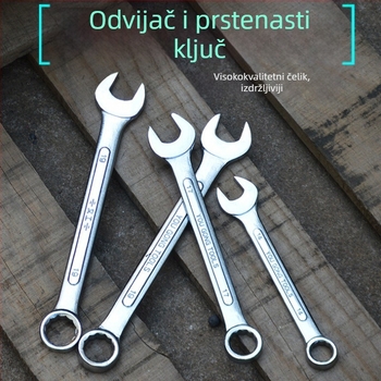 Izravno od proizvođača: Set kombiniranih ključeva s konveksnim rebrima i završnim površinama u ogledalu ili matu, za popravke automobila.