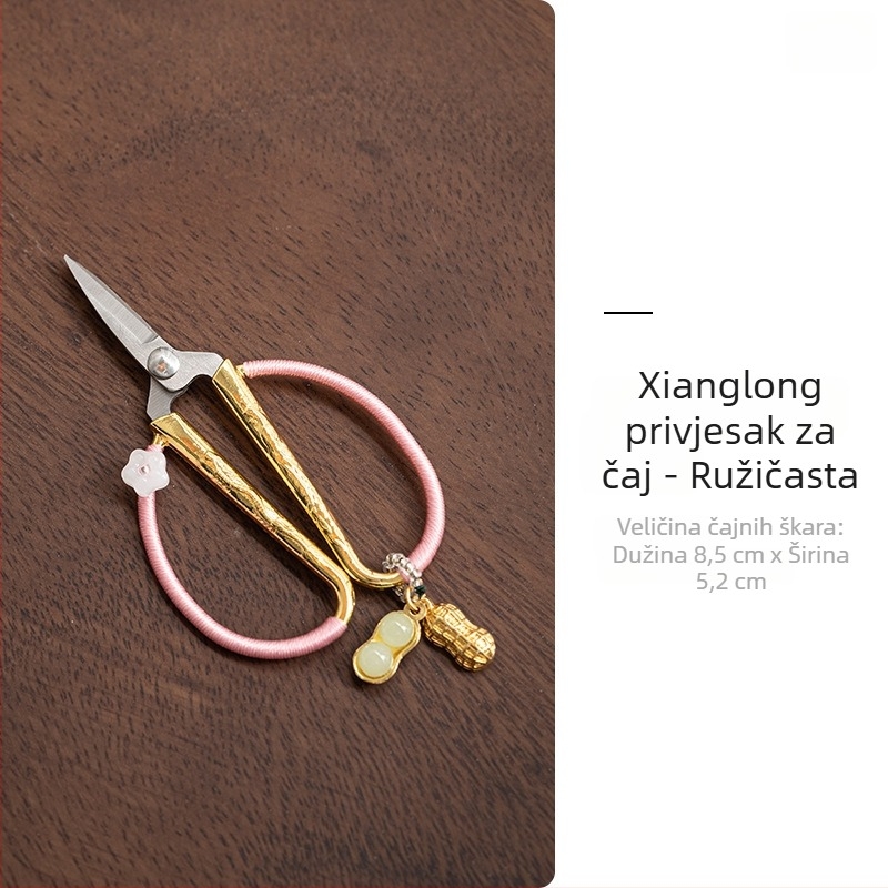 Škare za čajne listove, nove škare u kineskom stilu s retro dizajnom za ceremoniju čaja, male škare, dodaci u japanskom stilu za čaj