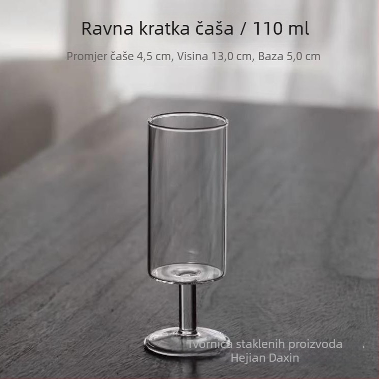 Staklena čajna posuda s dizajnom inspiriranim dinastijom Sung, set staklenog čaja od borosilikatnog stakla otporan na toplinu