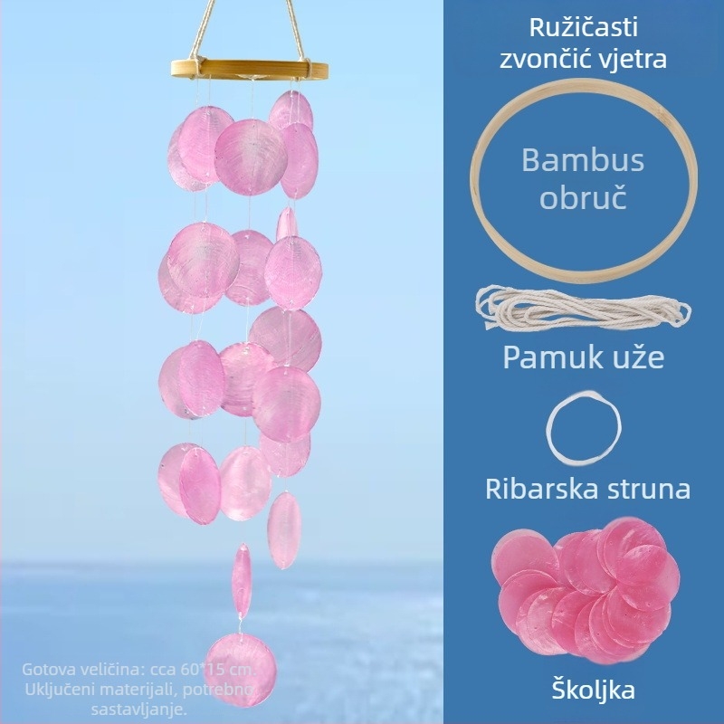 DIY komplet s morskim školjkama za djecu – kreativna ručno izrađena dekoracija za spavaću sobu