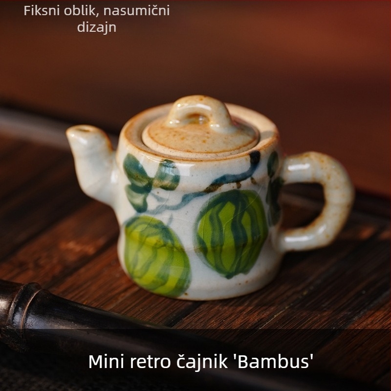Mali čajnik za mahjong, Tea Pet, držač tamjana, Jingdezhen keramika, dekorativni komad za kung fu čaj