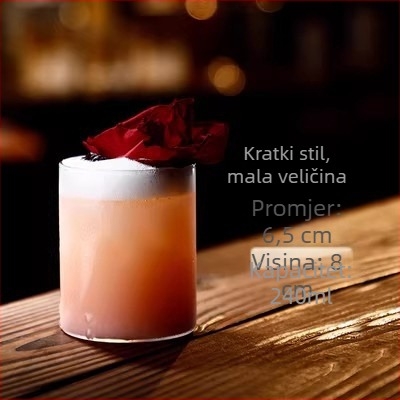 Staklena čaša za vodu s ravnim stijenkama, kvadratna čaša za koktele, Long Island Iced Tea čaša, japanskog stila tanki uspravni Collins čaša, čaša za viski