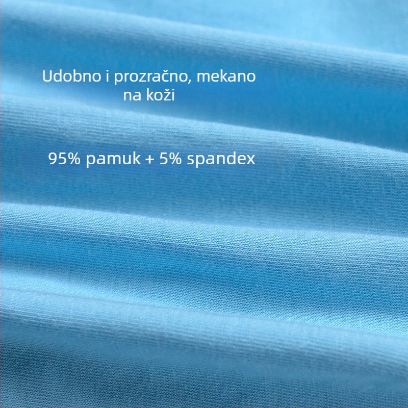 Muške pamučne gaćice, prozračne i udobne, jednostavan kroj, s U-oblikom džepa, velika veličina, udobnost