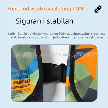 Automatski napuhujući životni prsluk za odrasle, s velikom plutnošću, pogodan za brodove i vozila, lagan i prijenosan prsluk za preživljavanje uz ribolov