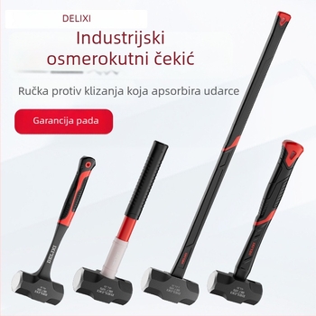 Delixi osmerokutni čekić, 4 lb teški zidarski čekić