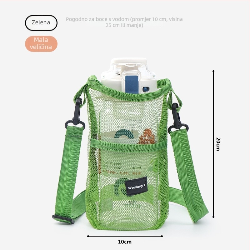 Vanjska futrola za bocu vode s remenom, crossbody dizajn za planinarenje i alpinizam, izolirana, otpornost na padove, univerzalna