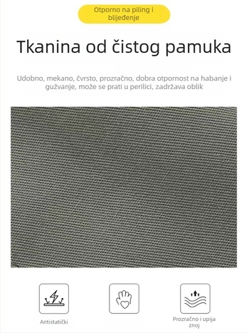 Muški ljetni radni komplet od 100% pamuka, s dugim rukavima, lagan, anti-statistički zaštitni komplet za Nacionalnu mrežu