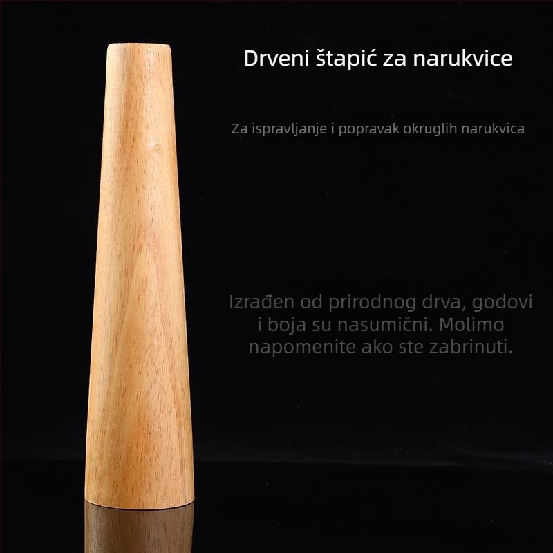 Alat za mjerenje veličine narukvice i obima zgloba, mjerni štapić za veličinu prstena, probno nošenje i korekcija kružnog oblika