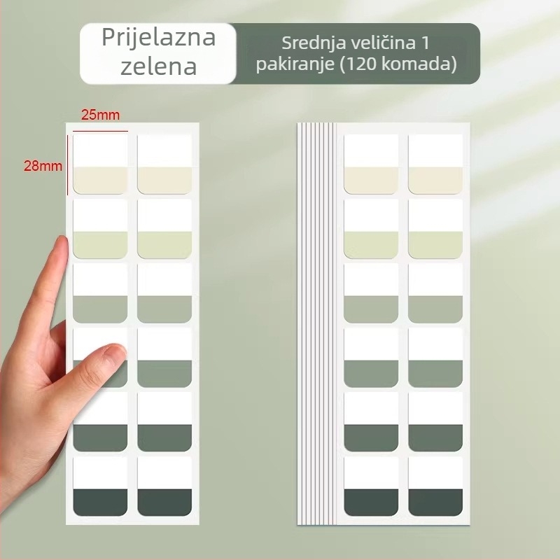 A4 gradijentni višeslojni folder s klipsom, deblji, lagan za nošenje, velik kapacitet, vodootporan za ispitne materijale