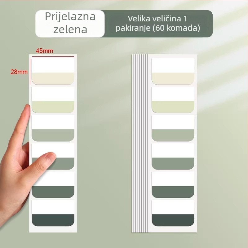 A4 gradijentni višeslojni folder s klipsom, deblji, lagan za nošenje, velik kapacitet, vodootporan za ispitne materijale
