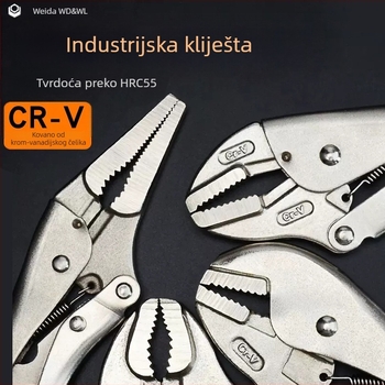 Weida industrijske razine teške kliješta – višenamjenske kliješta i univerzalne cijevne kliješta za stolariju, ručno brtvljenje, kružni otvor, 10 inča