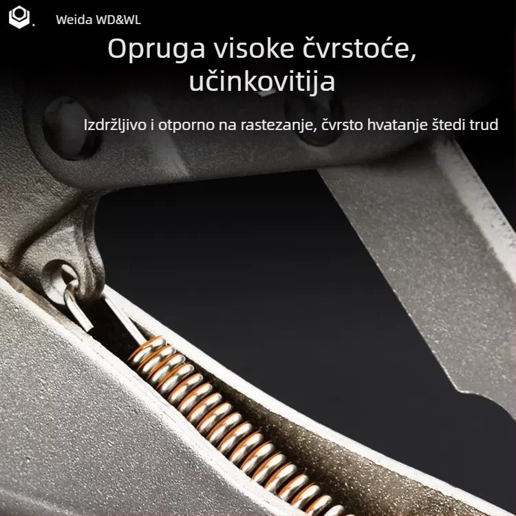 Weida industrijske razine teške kliješta – višenamjenske kliješta i univerzalne cijevne kliješta za stolariju, ručno brtvljenje, kružni otvor, 10 inča