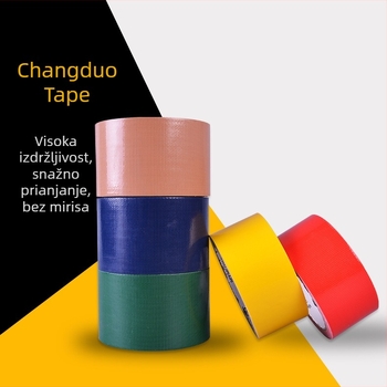 Višebojna jednostrano vodootporna traka za tepihe s jakom prijanjanju, DIY dekoraciju, crvena i crna