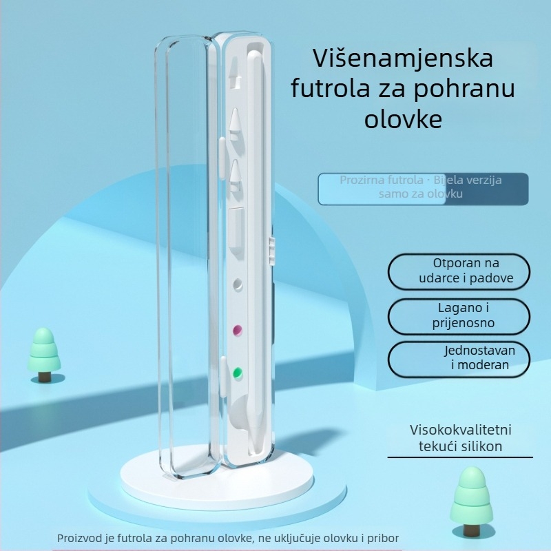 Kompaktna kutija za kapacitivno pero za iPad Apple Pencil, pohrana, univerzalno Pro 2 Gen