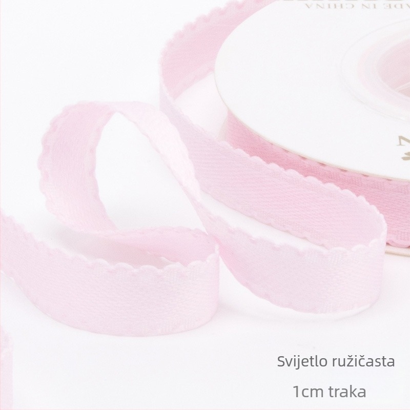 1 cm jednobojna vrpca s mašnicom – DIY materijal za pakiranje poklona, bukete i ukrase