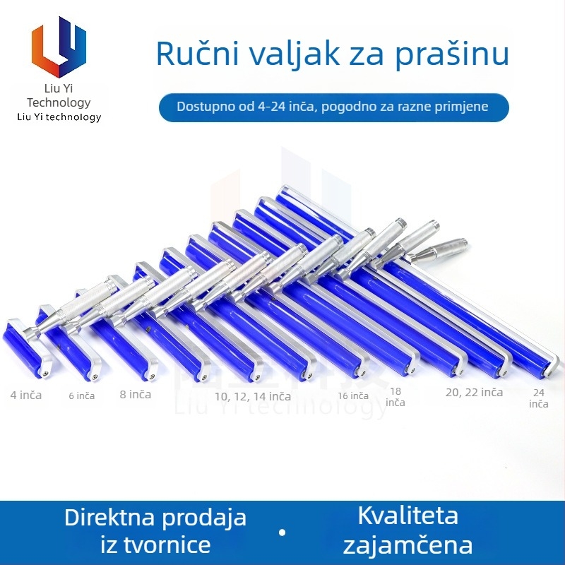 Ručni silikonski valjak za prašinu, antistatni valjak za zaštitni film za zaslon telefona