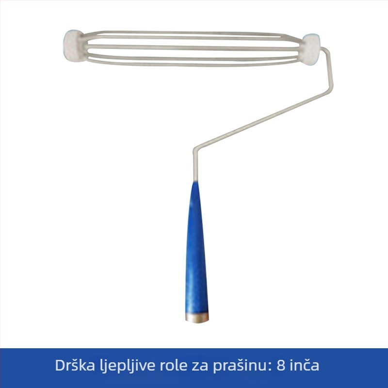 PE ljepljivi valjak za prašinu za bezprašnjenu radionicu, antistatička ručka, veličine 10 i 8 inča