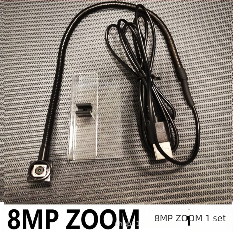 8MP USB web kamera s ugrađenim mikrofonom, automatsko fokusiranje, 1600x1200 pri 30fps, bez upravljačkih programa, USB 2.0, za stolno računalo.