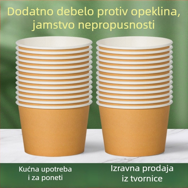 Jednokratne papirnate zdjele i set kutija za ručak za kućnu upotrebu i piknik – zdjela za rezance i pribor
