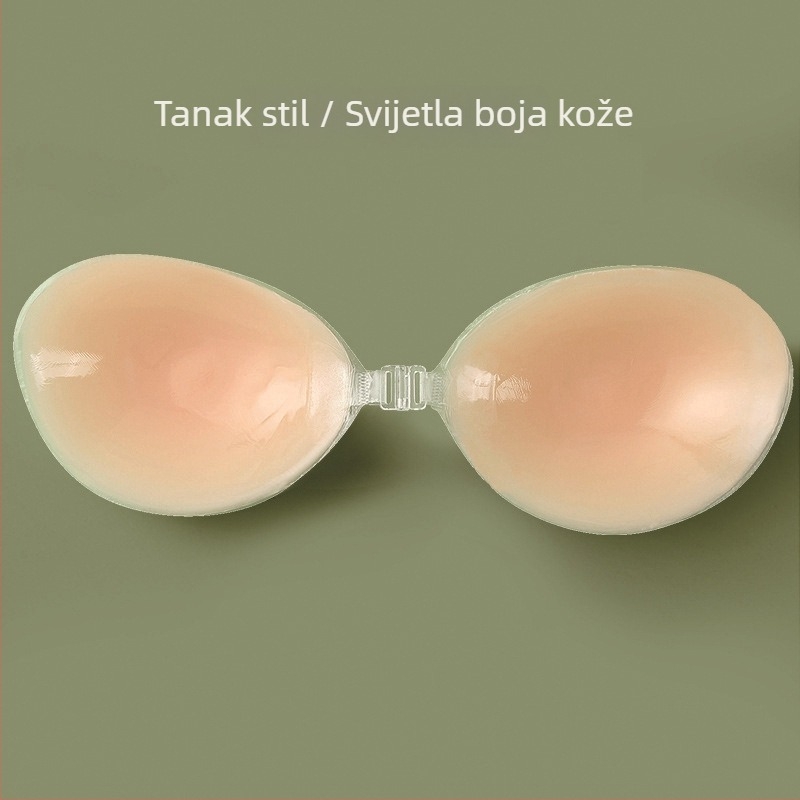 Silikonske podloške za grudi za žene, push-up, nevidljive, za male ili plosnate grudi, bez naramenica, zadebljane