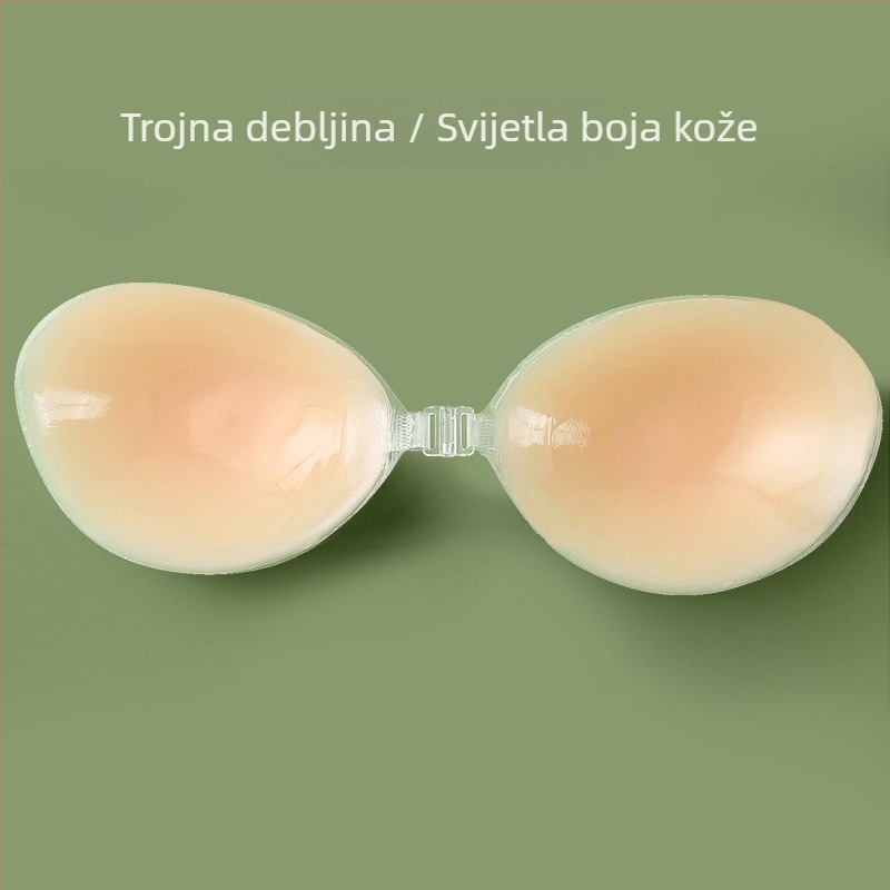 Silikonske podloške za grudi za žene, push-up, nevidljive, za male ili plosnate grudi, bez naramenica, zadebljane