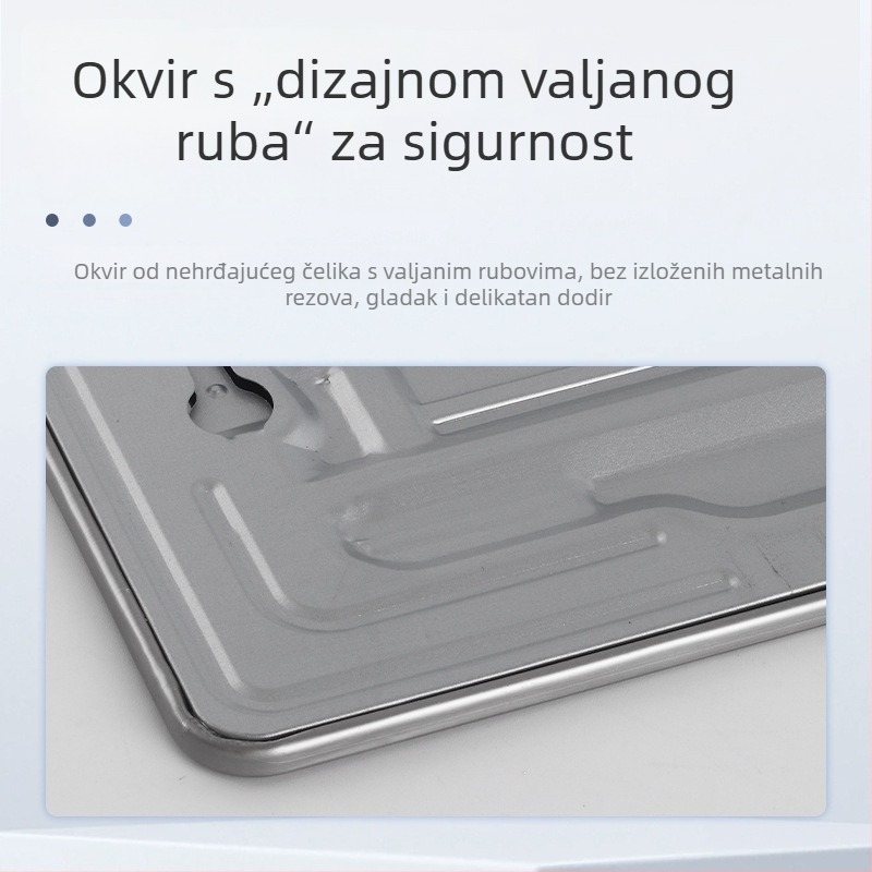 Minhua Srednje veličine nehrđajući čelični LED signalno svjetlo, kompatibilno s visokim i niskim naponom, požarna nužna rasvjeta i indikator izlaza