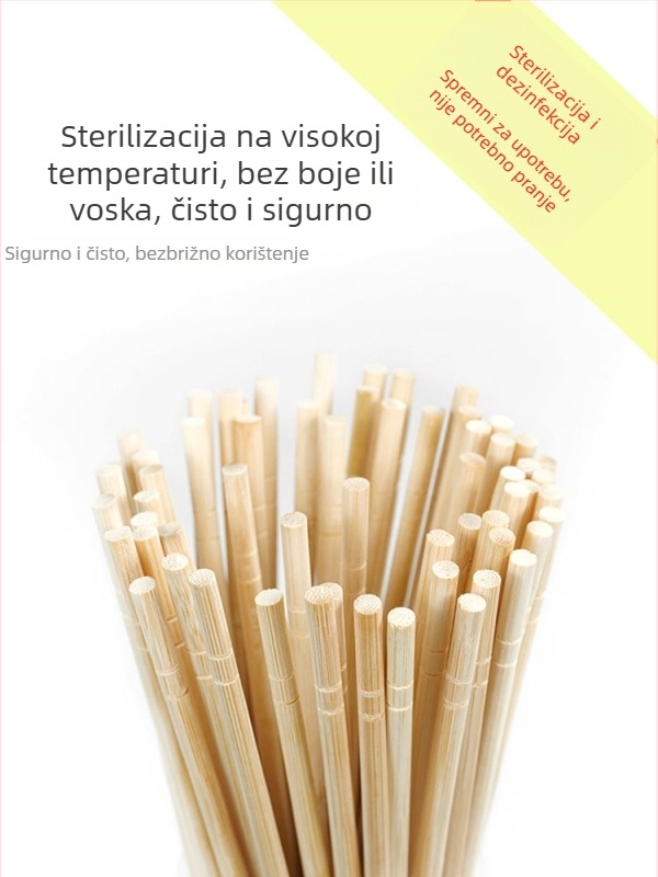 Jednokratne bambus štapići za restorane i kućnu uporabu, masovno pakiranje