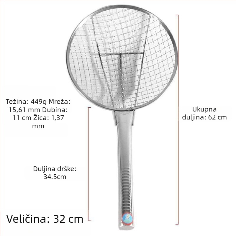 Nehrđajući čelik, sito s velikim otvorima i ultra-tankom mrežom za kuhinju