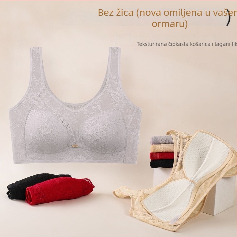 Crveni ženski set donjeg rublja za godinu rođenja, visoki struk, plus veličina, svila, set grudnjaka i gaćica