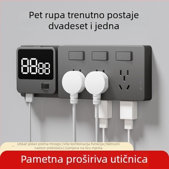 86-tip proširivač utičnica s više portova – kuhinjski višenamjenski pretvarač s inteligentnom zaštitom od niskog napona