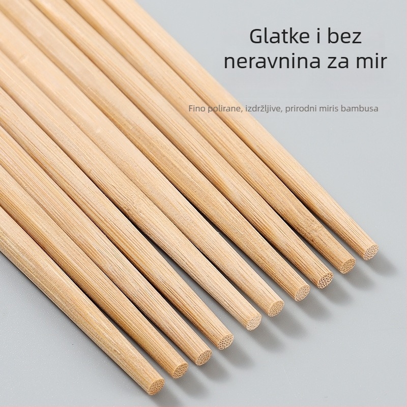 Jednokratne bambus štapiće, individualno pakirane, karbonizirane, duge i debele, za komercijalni catering