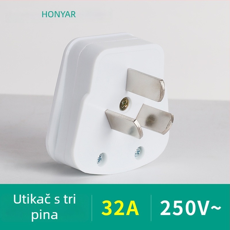 Hongyan T3-10A utikač, T5-25 trostruki utikač, T4ZM25A40A20A16A utičnica, trofazna četiri vodiča pet vodiča, tip 86