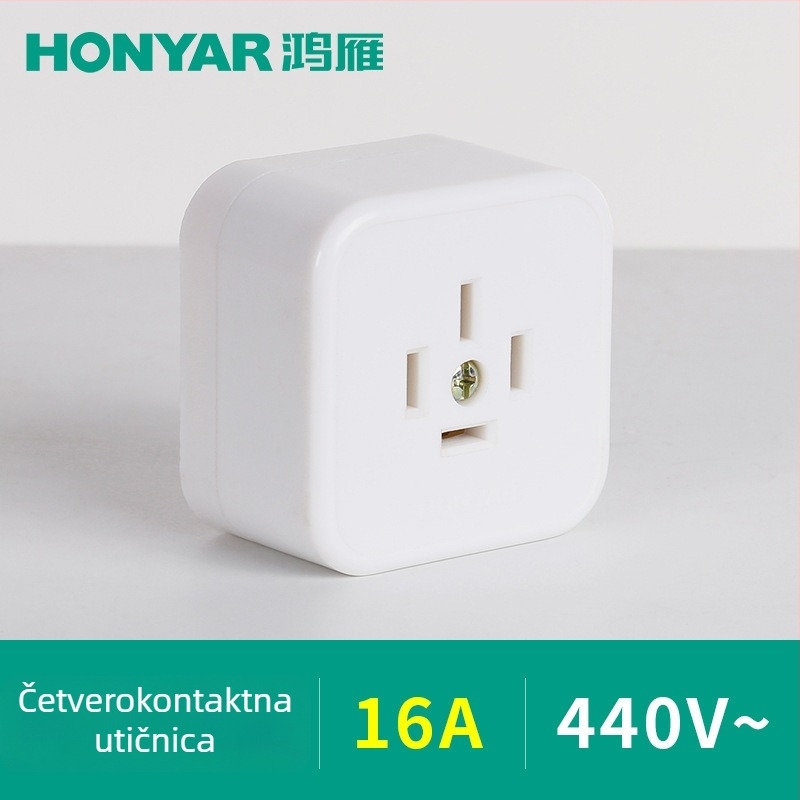 Hongyan T3-10A utikač, T5-25 trostruki utikač, T4ZM25A40A20A16A utičnica, trofazna četiri vodiča pet vodiča, tip 86