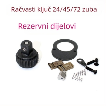 Set alata za kasetni ključ s 72 zuba i torbom za pribor