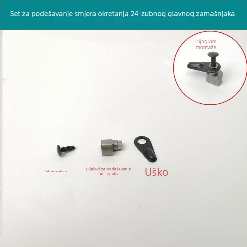 Set alata za kasetni ključ s 72 zuba i torbom za pribor