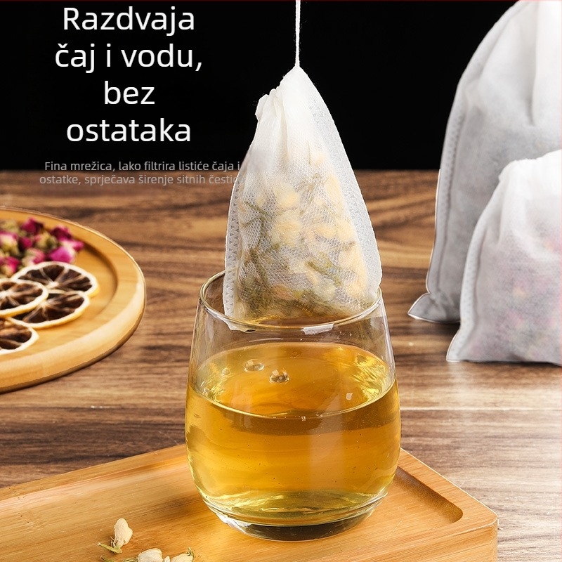 Jednokratna vrećica od netkanog materijala za čaj – filtrirajuća vrećica za čaj, juhe i biljne dekocije