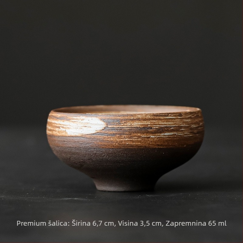 Šalica za čaj od kamenine – Gongfu set čaja, šalice i čajna zdjela