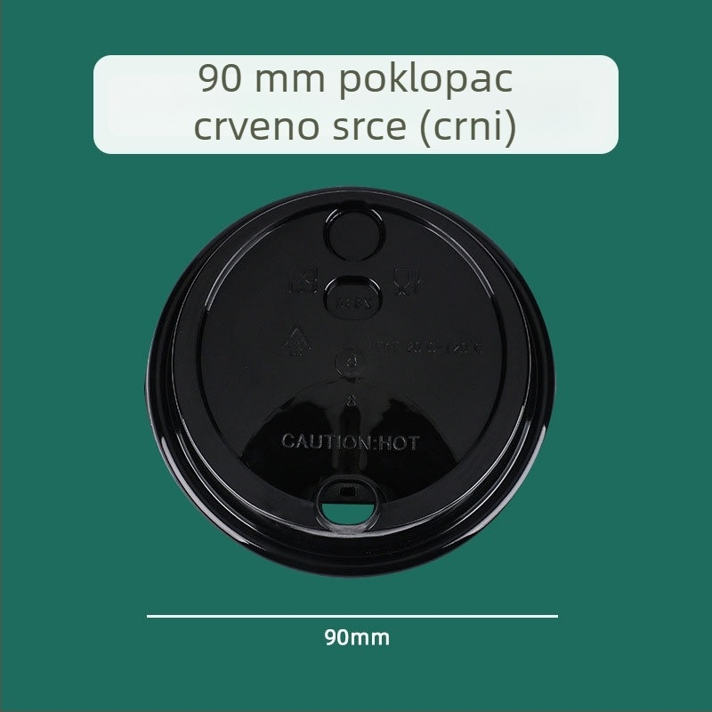 Ding Shan U-oblik čaše za mliječni čaj, promjer 90 mm, jednokratna plastična čaša za sokove i napitke, ubrizgano oblikovanje, kapacitet 500–700 ml, mogućnost prilagođene štampe logotipa