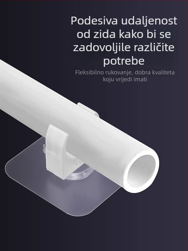 Klema za cijevi PPR bez bušenja, U-oblik klipsa, montaža na zid