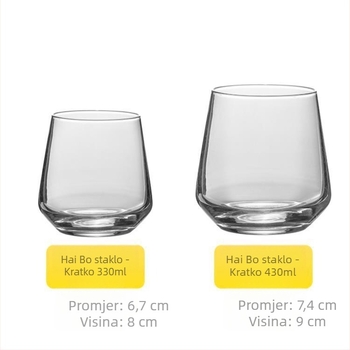 Collins čaša za koktele, Mojito čaša, bezolovno kristalno staklo, kapacitet 1000 ml i više, moderni minimalistički Bloom stil