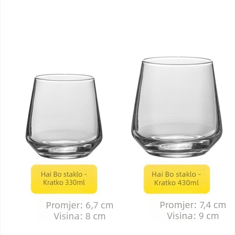 Collins čaša za koktele, Mojito čaša, bezolovno kristalno staklo, kapacitet 1000 ml i više, moderni minimalistički Bloom stil