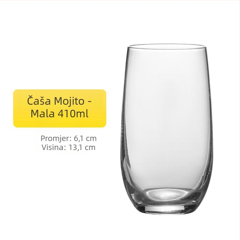 Collins čaša za koktele, Mojito čaša, bezolovno kristalno staklo, kapacitet 1000 ml i više, moderni minimalistički Bloom stil