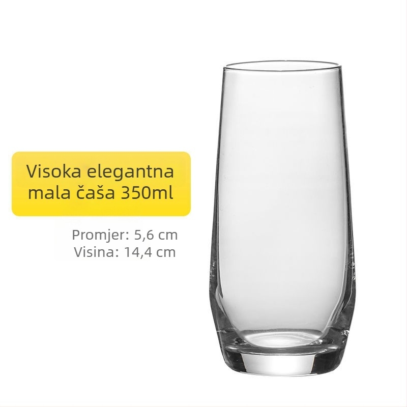 Collins čaša za koktele, Mojito čaša, bezolovno kristalno staklo, kapacitet 1000 ml i više, moderni minimalistički Bloom stil