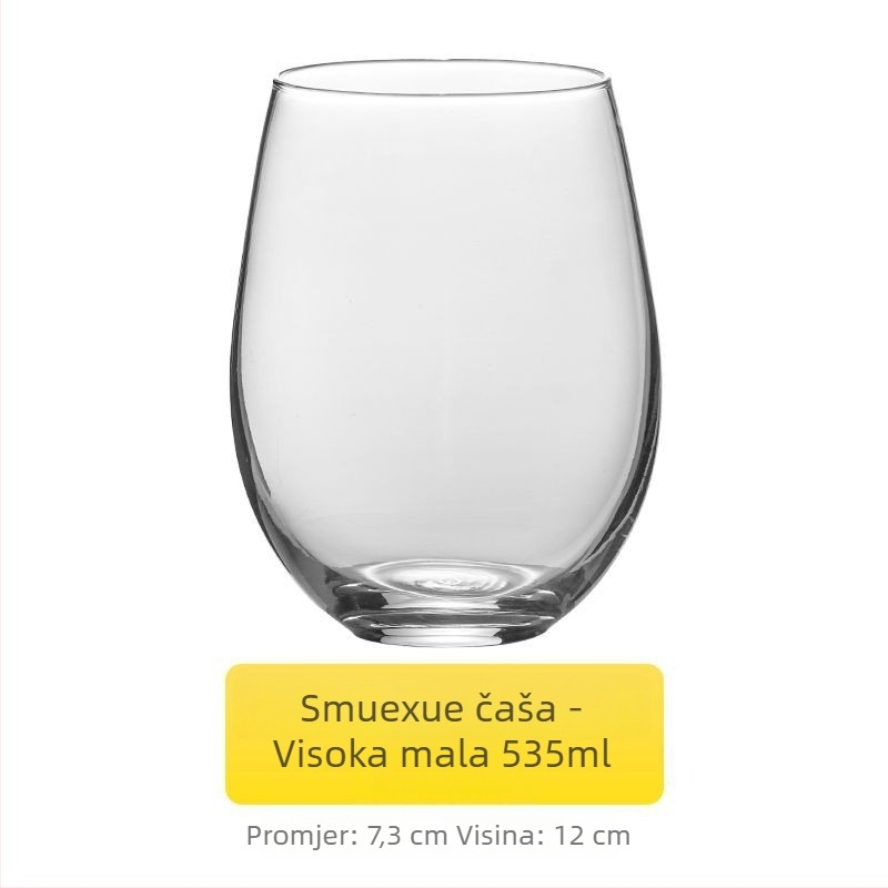 Collins čaša za koktele, Mojito čaša, bezolovno kristalno staklo, kapacitet 1000 ml i više, moderni minimalistički Bloom stil