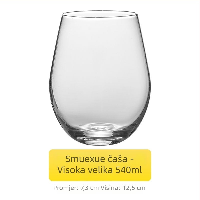 Collins čaša za koktele, Mojito čaša, bezolovno kristalno staklo, kapacitet 1000 ml i više, moderni minimalistički Bloom stil