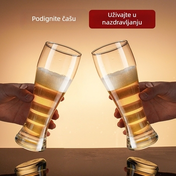 500 ml debela staklena čaša za pivo, za craft pivo